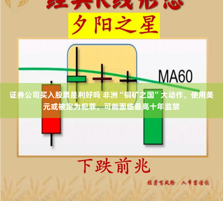 证券公司买入股票是利好吗 非洲“铜矿之国”大动作,使用美元或被定为犯罪,可能面临最高十年监禁